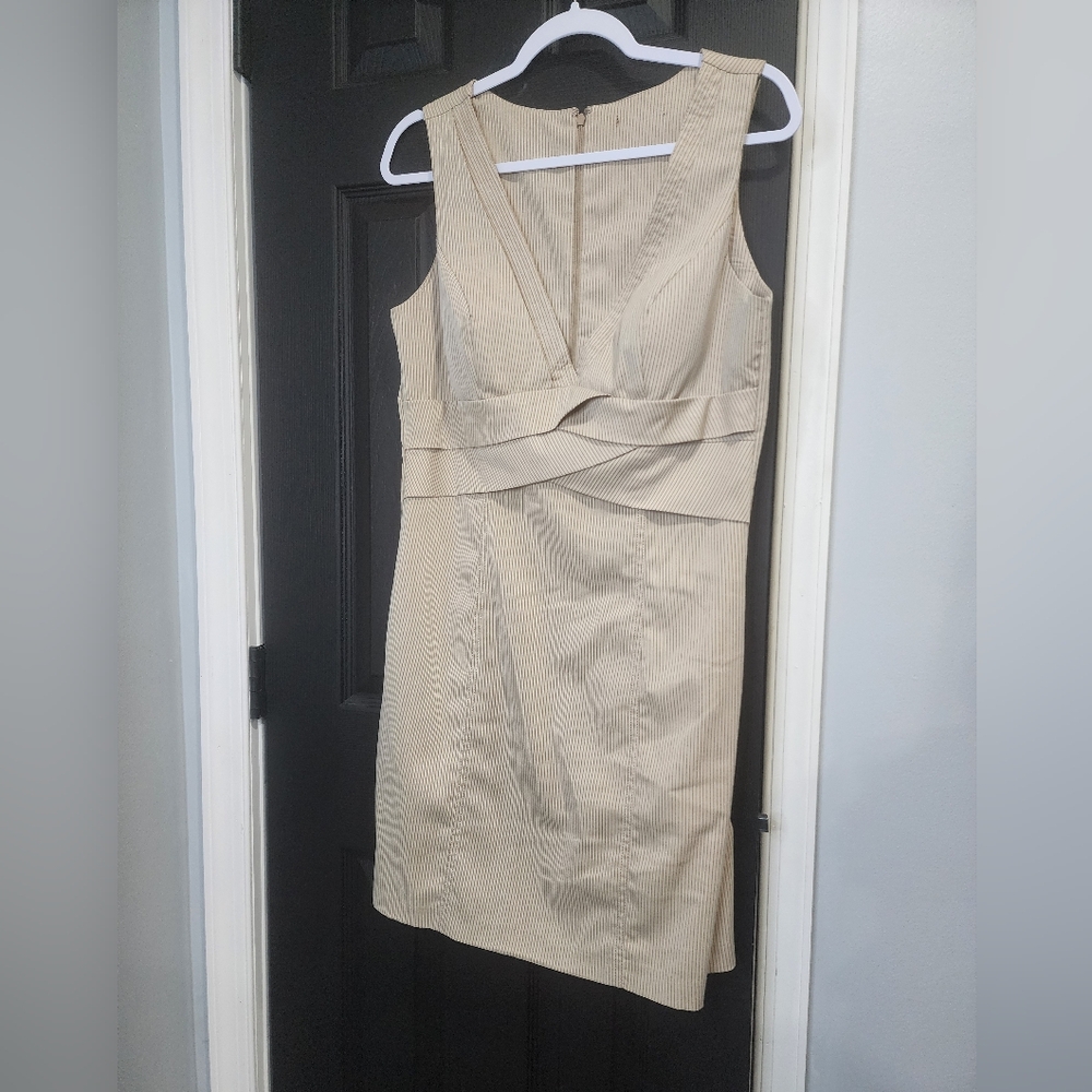 Tan business style dress size 13/14